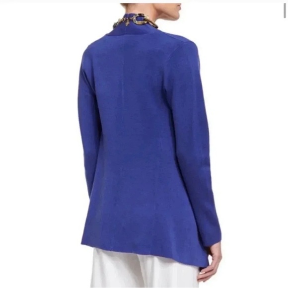 Eileen Fisher Silk Cardigan Waterfall Knit Cascade Sweater - Picture 3 of 10